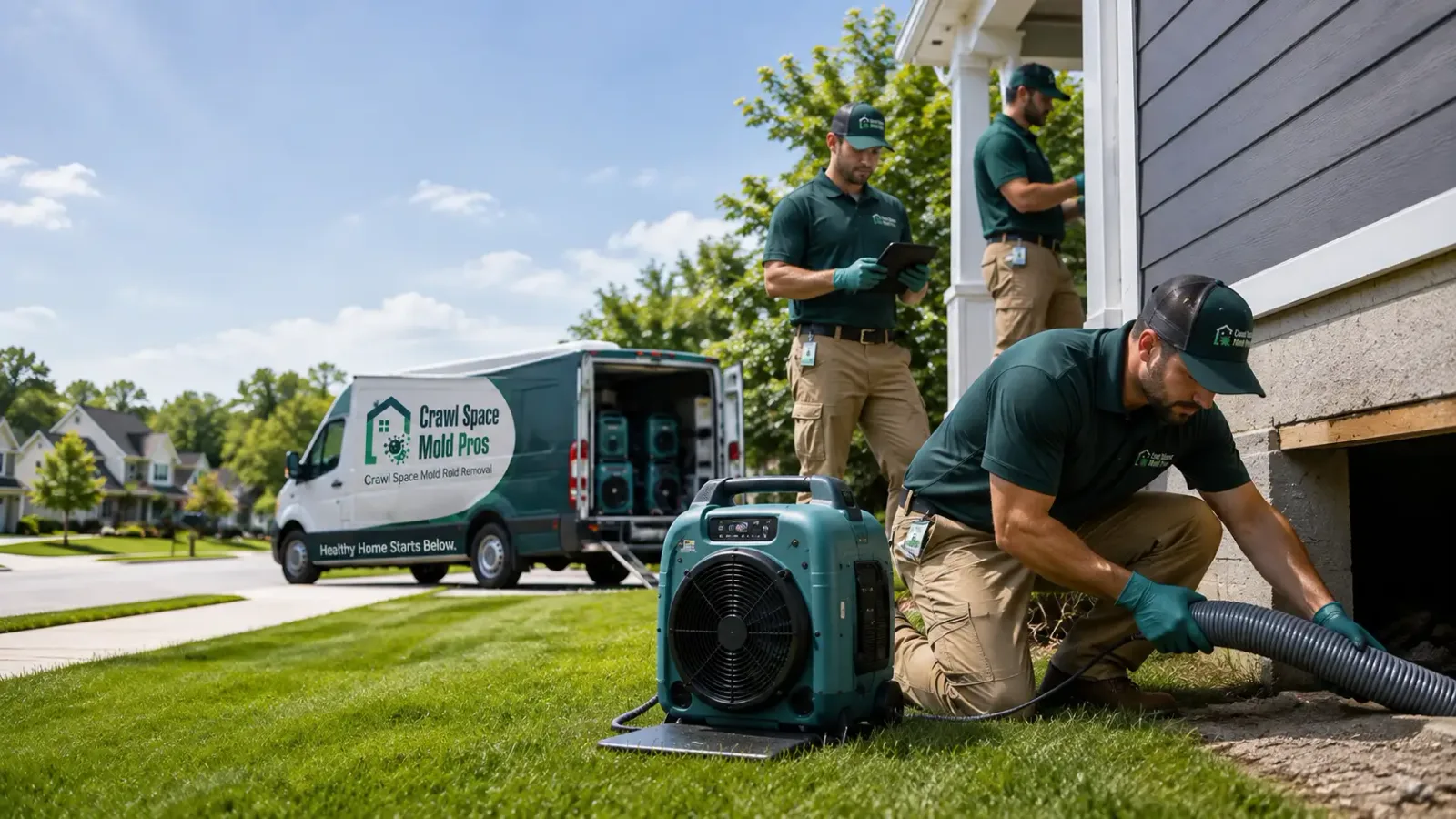 Crawl Space Mold Removal in Centreville, VA